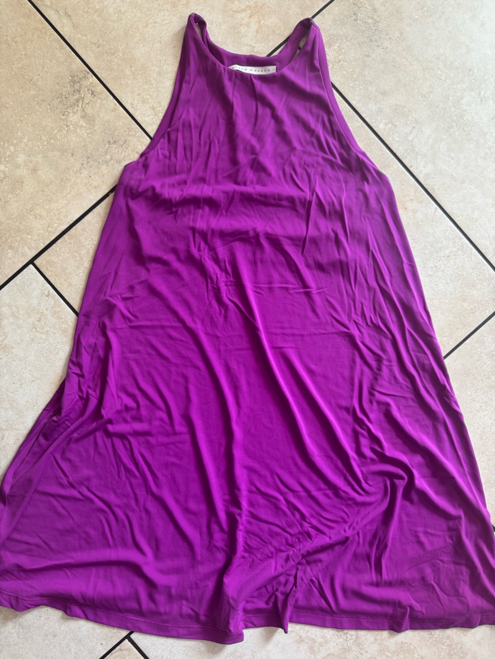 Susana Monaco Purple Sleeveless Swing Dress
